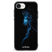 iPhone 16e suojakuoret Blue Smoke On Black Ei
