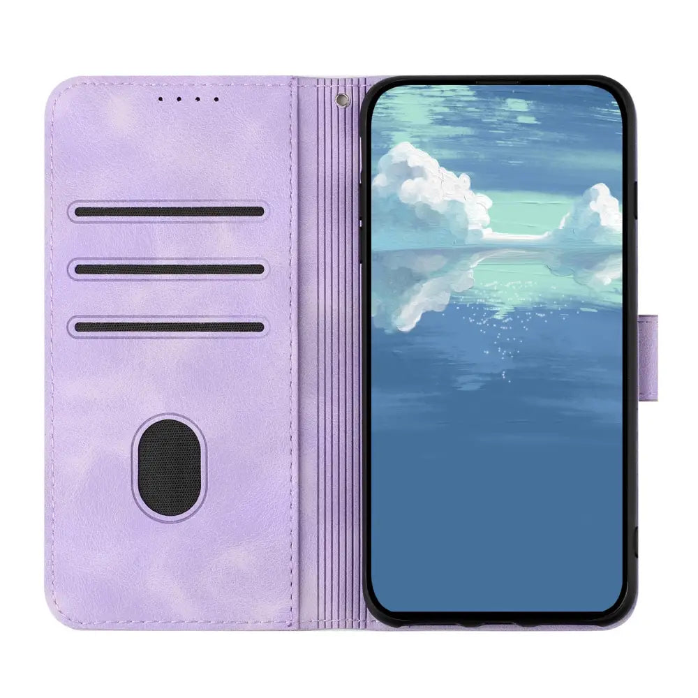 iPhone 5 / 5s / SE (2016) Lompakko Suojakotelo Violetti
