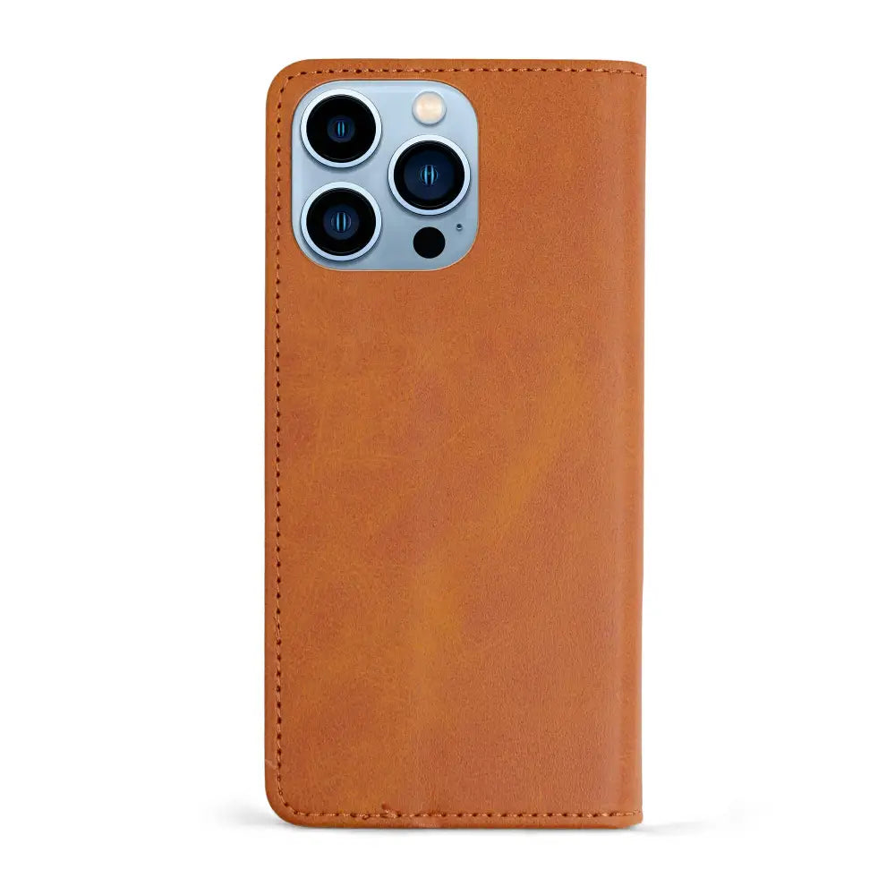 iPhone 14 Pro Unitec Lompakko Suojakotelo Ruskea