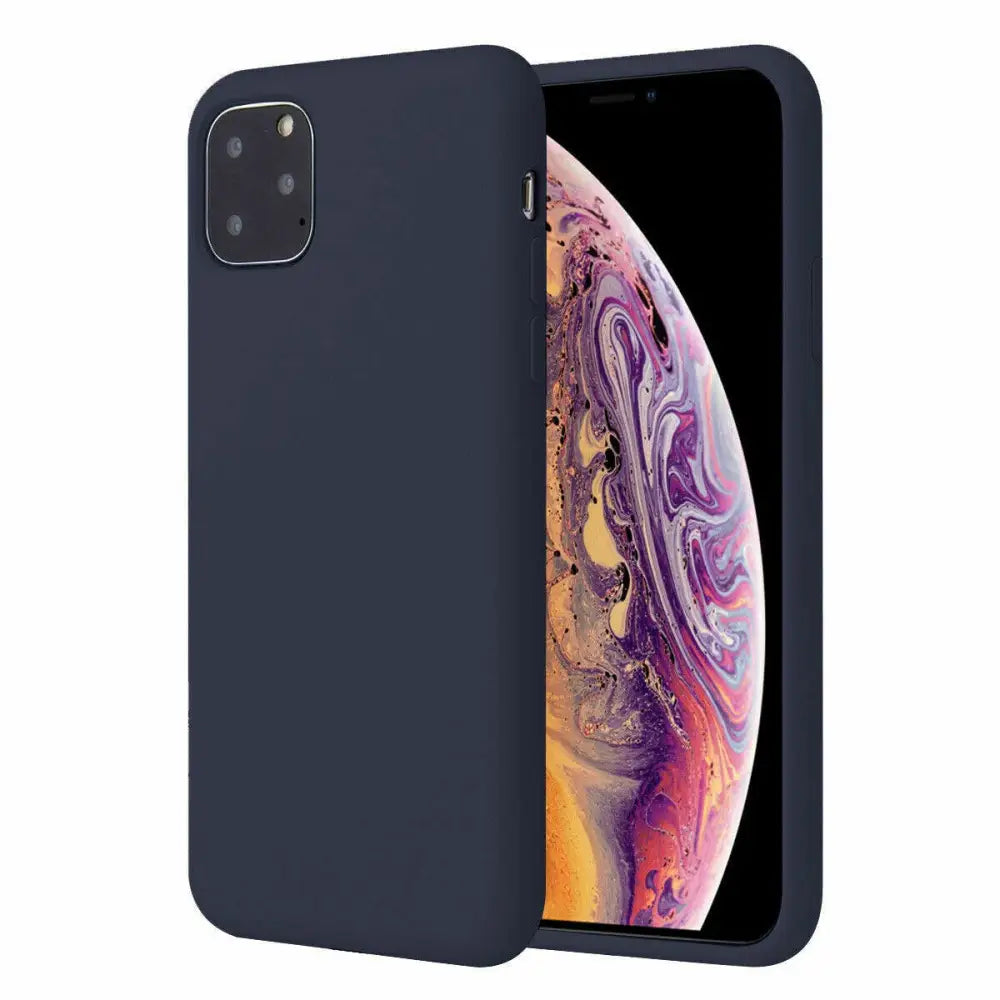 iPhone 7 / 8 / SE 2020 / SE 2022 Silikonikuori Tummansininen