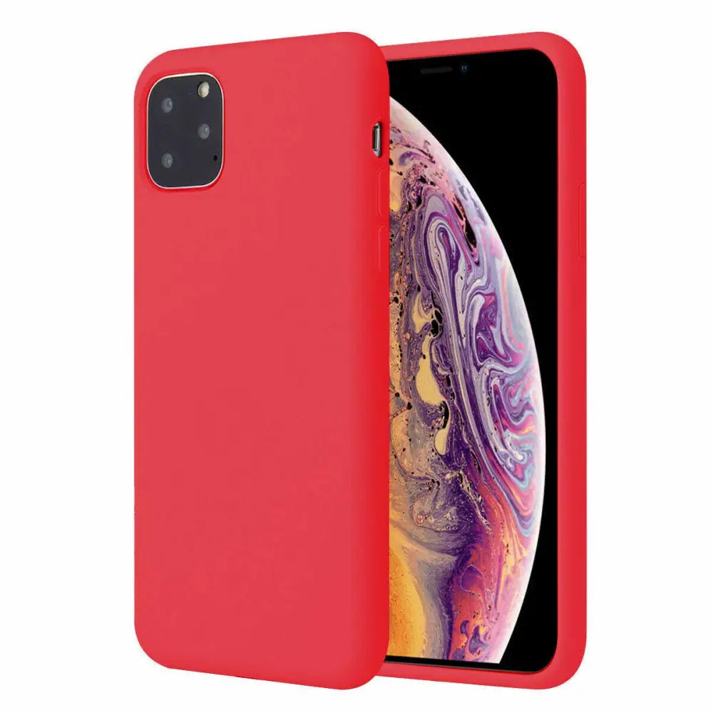 iPhone 7 Plus / iPhone 8 Plus Silikonikuori Punainen