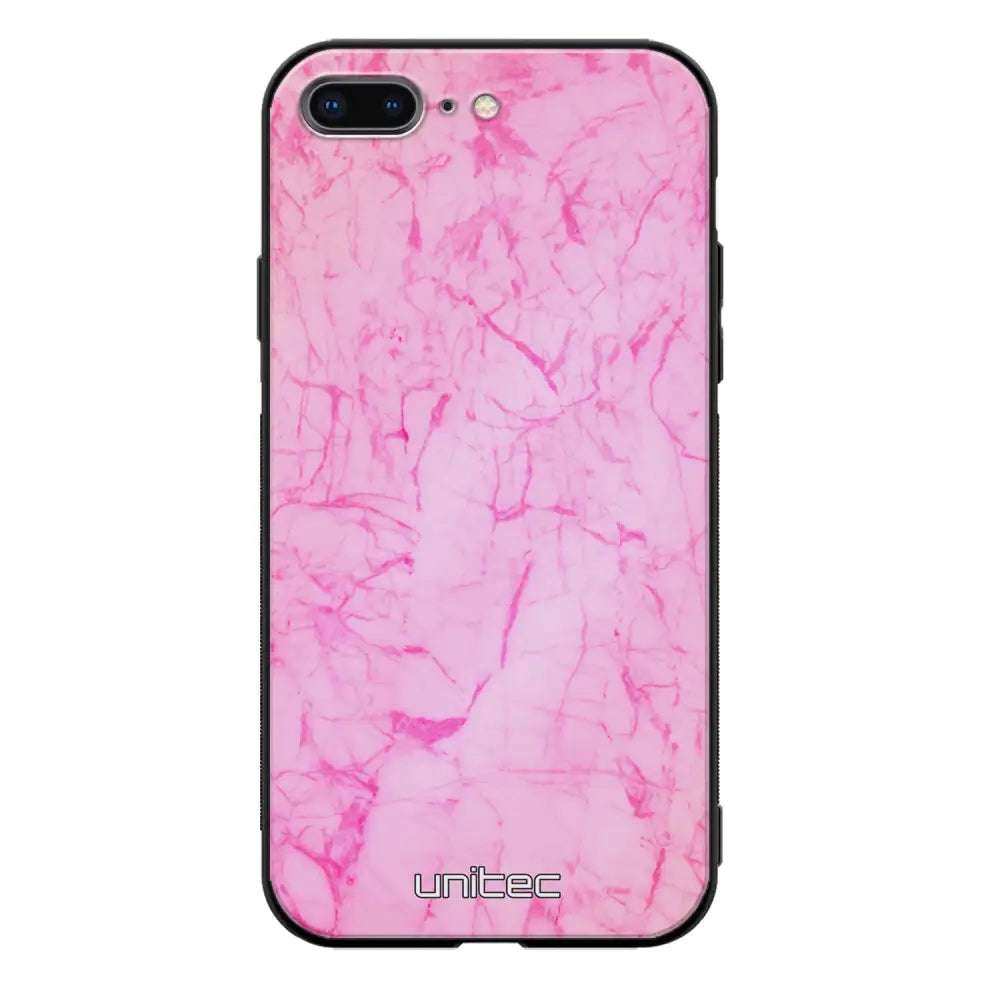 iPhone 7 Plus marmori suojakuoret - Light Pink Marble - Ei