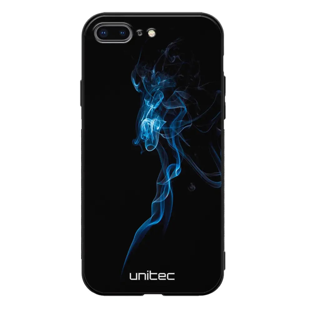 iPhone 7 Plus suojakuoret - Blue Smoke On Black - Ei
