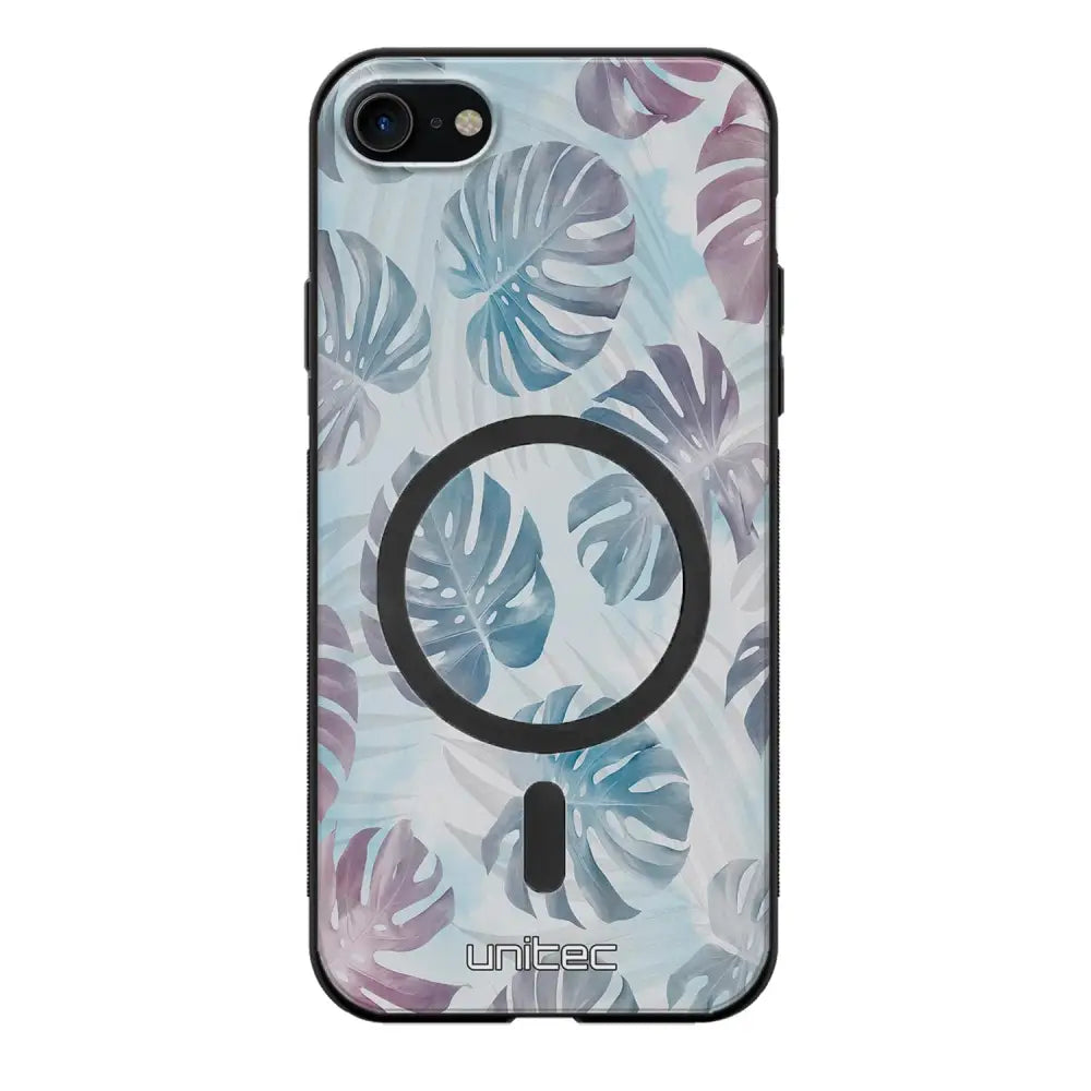 iPhone 8 kukka suojakuoret - Monstera Texture
