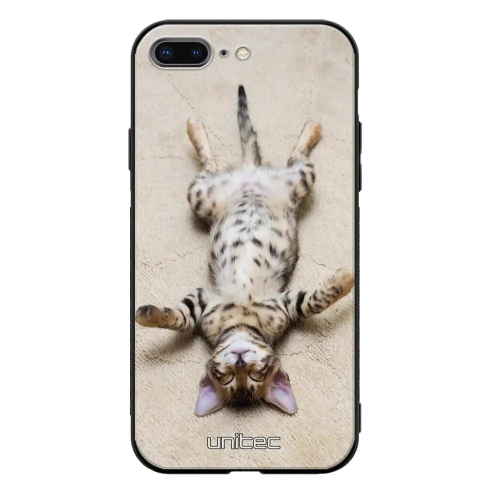 iPhone 8 Plus kissa suojakuoret - Relaxing Cat - Ei