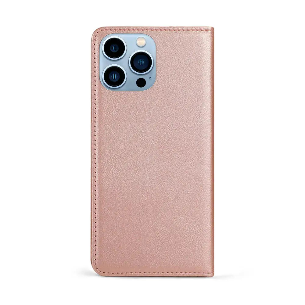 iPhone 14 Pro Unitec Lompakko Suojakotelo Ruusukulta