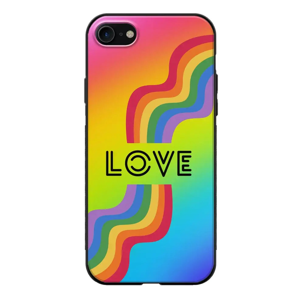 iPhone SE 2020 pride suojakuoret - Love - Ei