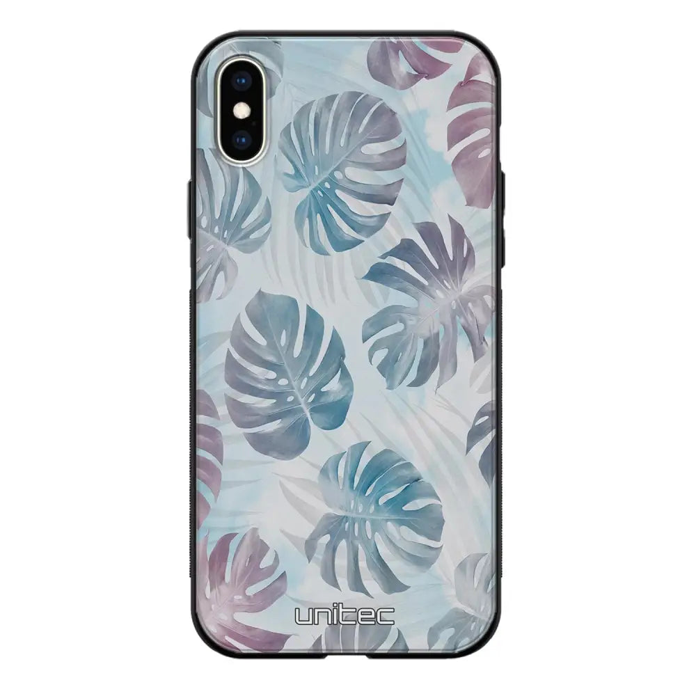 iPhone X kukka suojakuoret - Monstera Texture - Ei