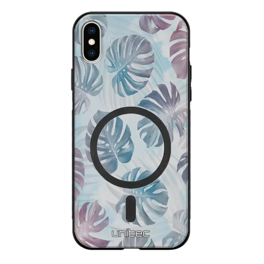 iPhone X kukka suojakuoret - Monstera Texture