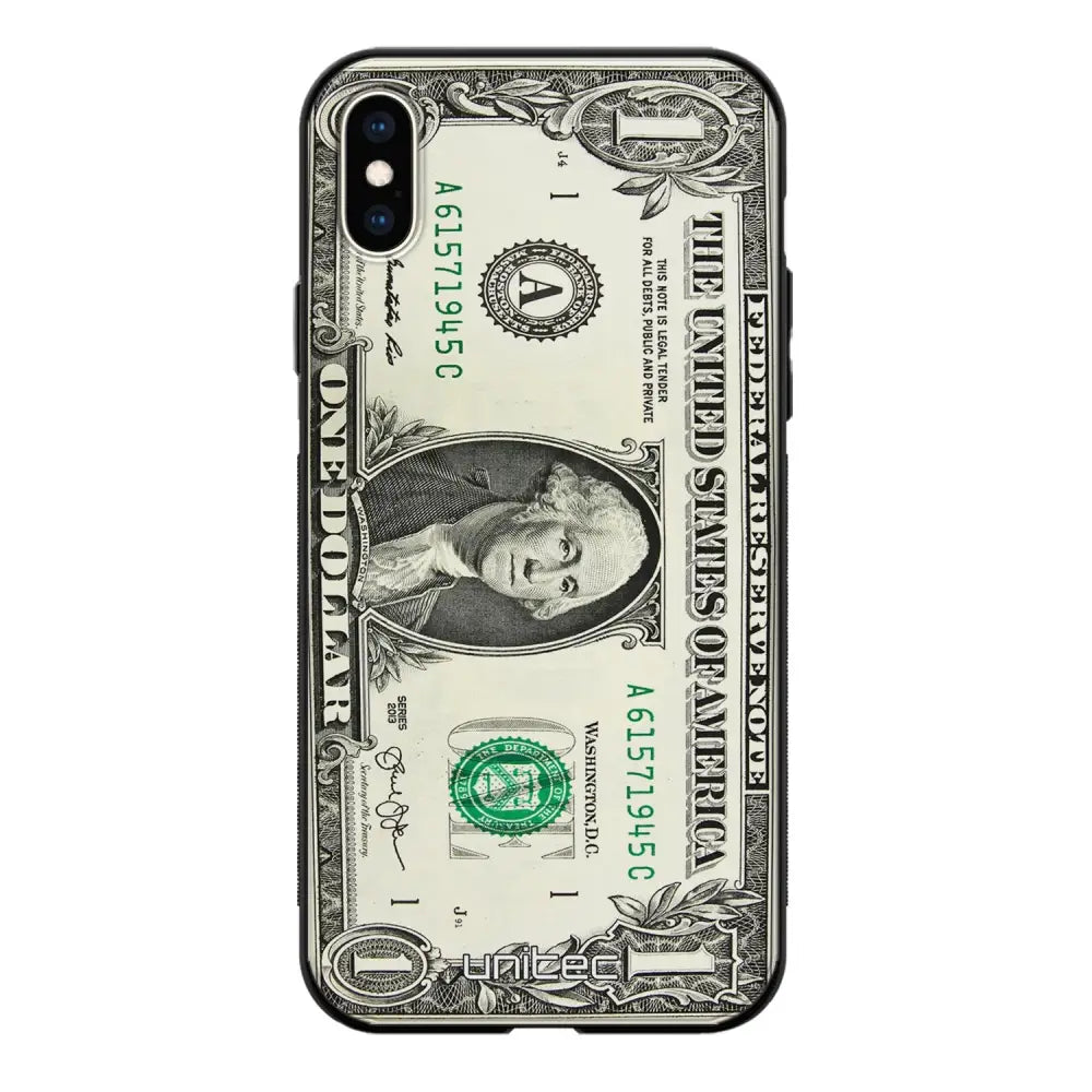 iPhone X seteli suojakuoret - Dollar - Ei