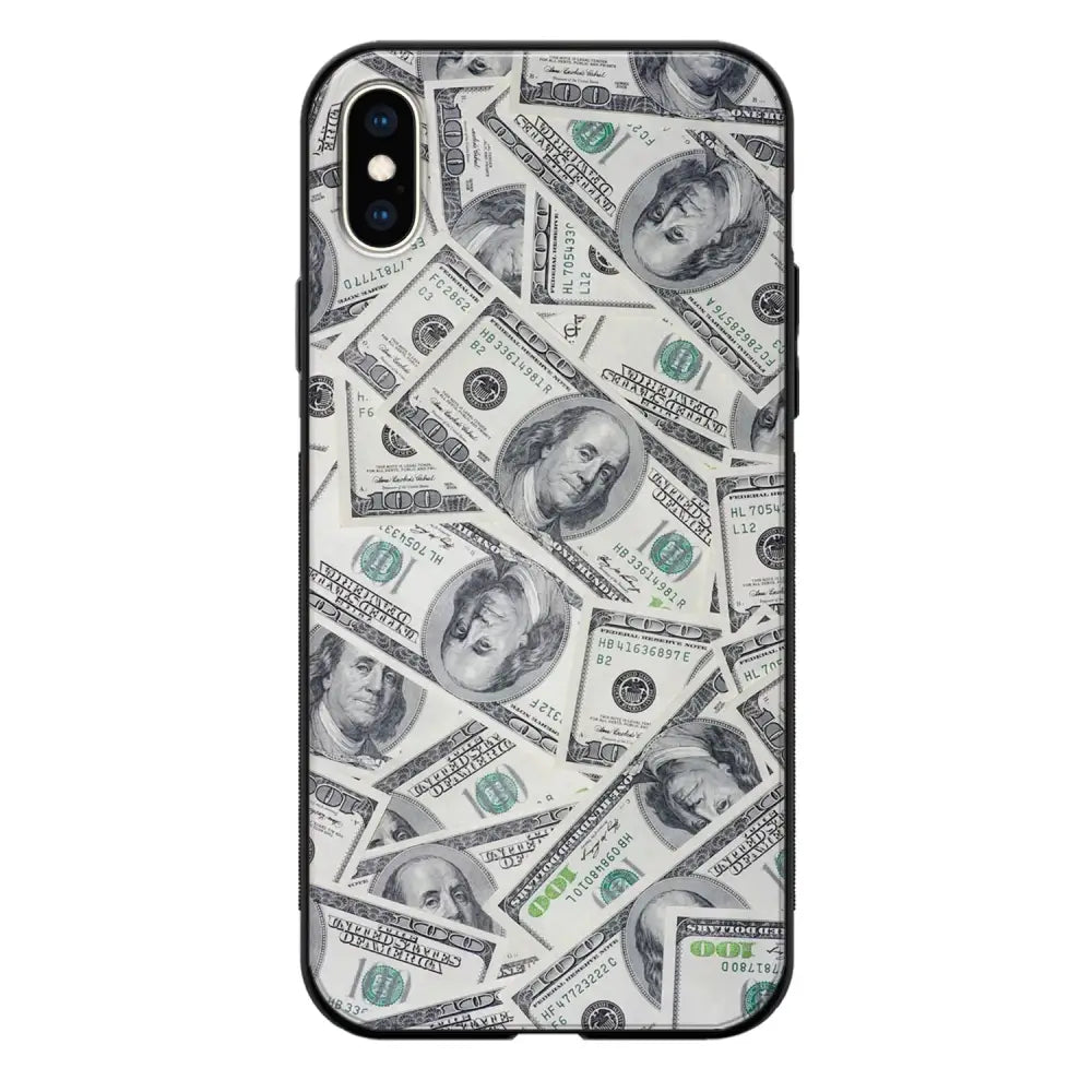 iPhone XS Max seteli suojakuoret - Dollarit - Ei