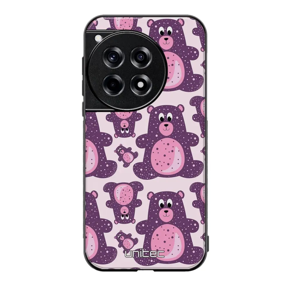 OnePlus 12 suojakuoret - Purple Teddy Bear - Ei