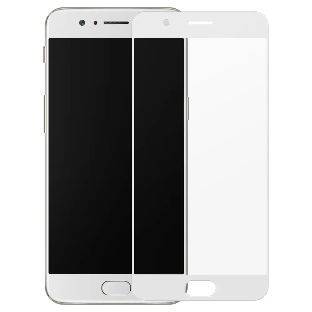 OnePlus 5 Panssarilasi 3D Valkoinen