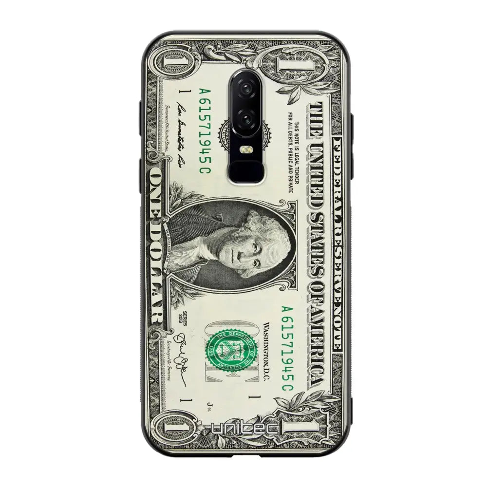 OnePlus 6 seteli suojakuoret - Dollar - Ei
