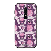 OnePlus 6 suojakuoret - Purple Teddy Bear - Ei