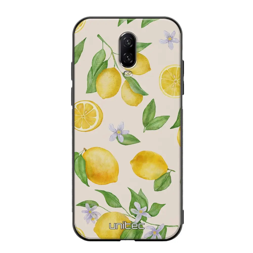 OnePlus 6T hedelmä suojakuoret - Lemon - Ei