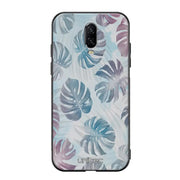 OnePlus 6T kukka suojakuoret - Monstera Texture - Ei