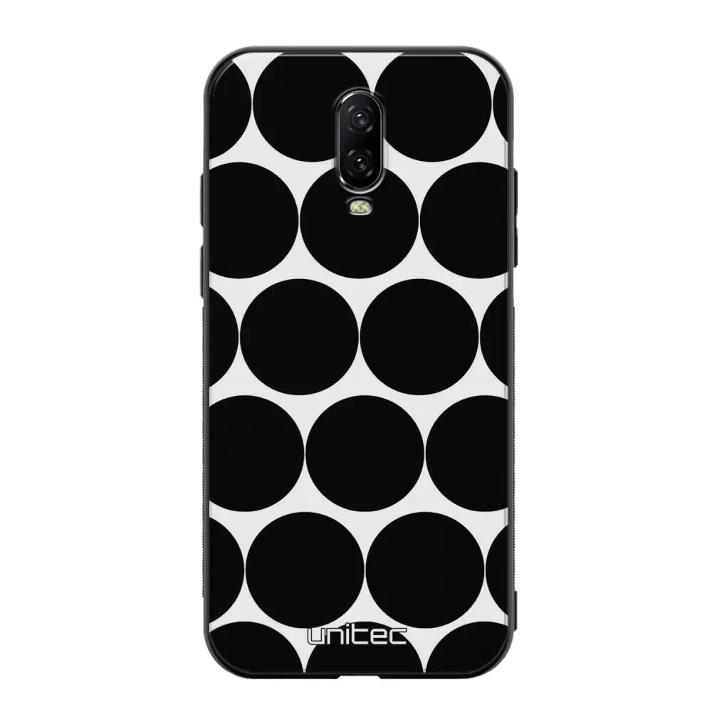 OnePlus 6T pallo suojakuoret - Musta Pallo - Ei