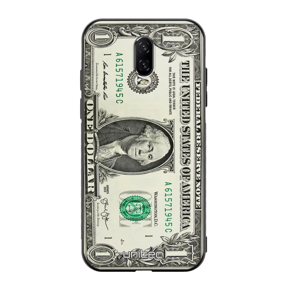 OnePlus 6T seteli suojakuoret - Dollar - Ei