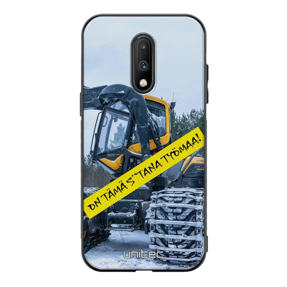 OnePlus 7 meemi suojakuoret - Työmaa - Ei