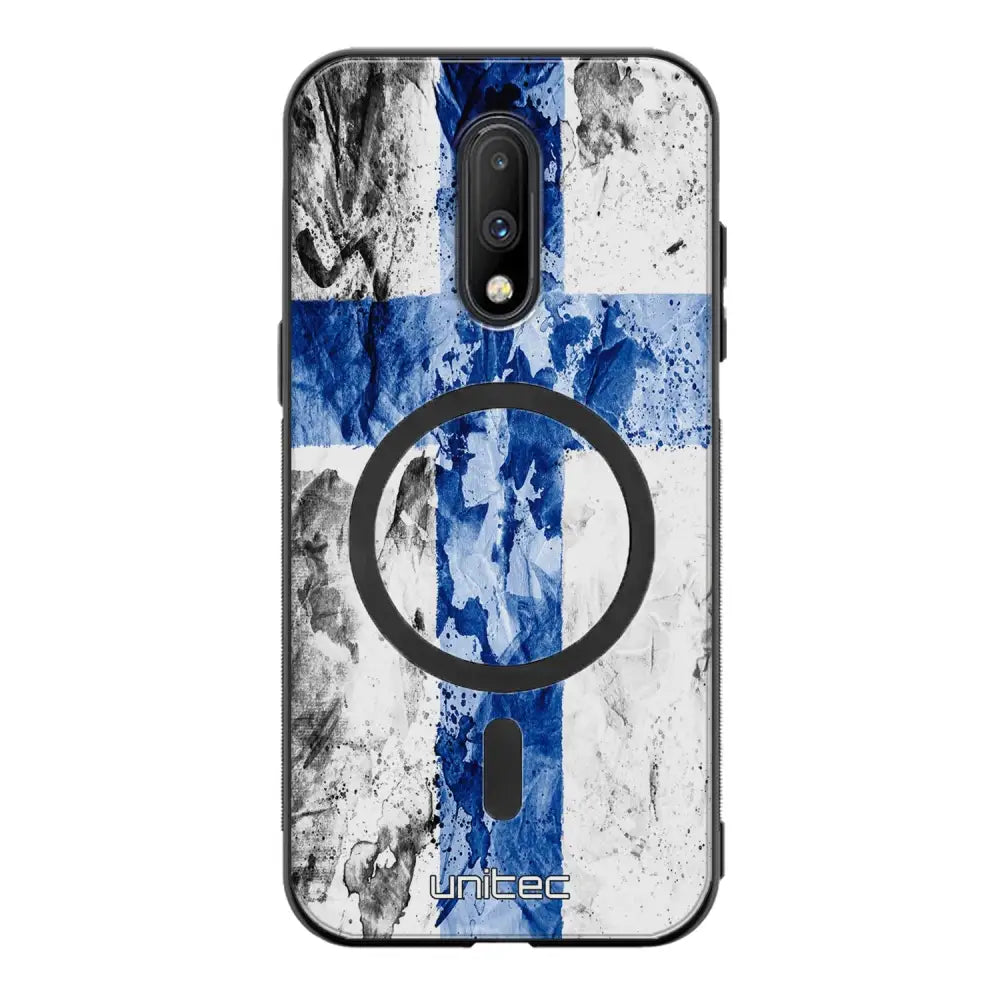 OnePlus 7 suojakuoret - Painted Finnish Flag