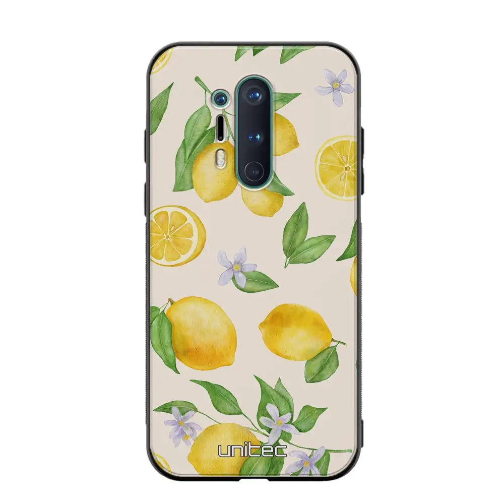 OnePlus 8 Pro hedelmä suojakuoret - Lemon - Ei
