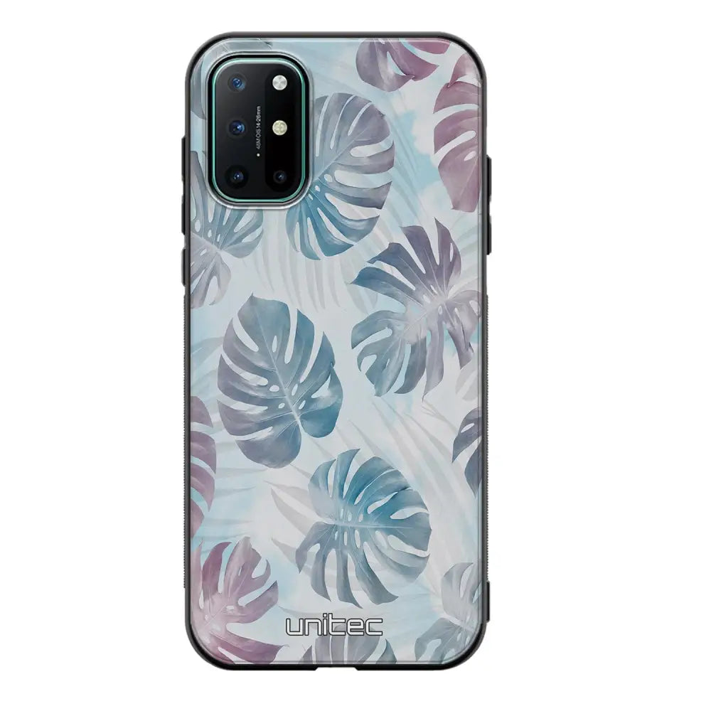 OnePlus 8T kukka suojakuoret - Monstera Texture - Ei