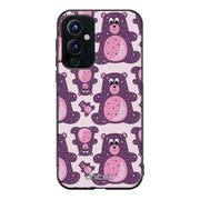 OnePlus 9 suojakuoret - Purple Teddy Bear - Ei