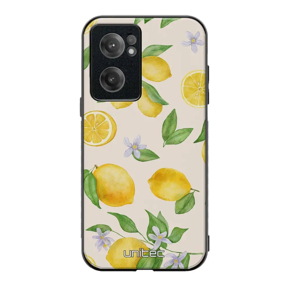 OnePlus Nord CE 2 hedelmä suojakuoret - Lemon - Ei