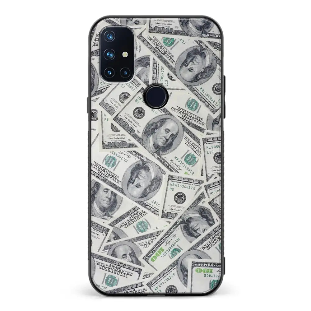 OnePlus Nord N10 seteli suojakuoret - Dollarit - Ei