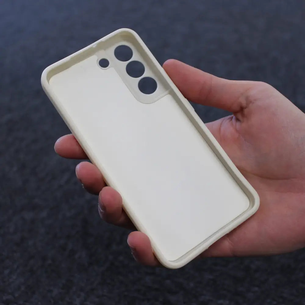 Samsung Galaxy A52 / A52s 5G Silikonikuori - Kermanvalkoinen