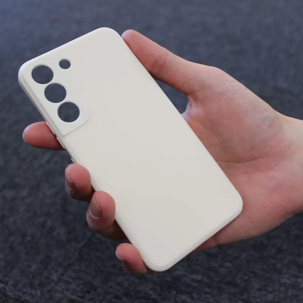 Samsung Galaxy A52 / A52s 5G Silikonikuori - Kermanvalkoinen