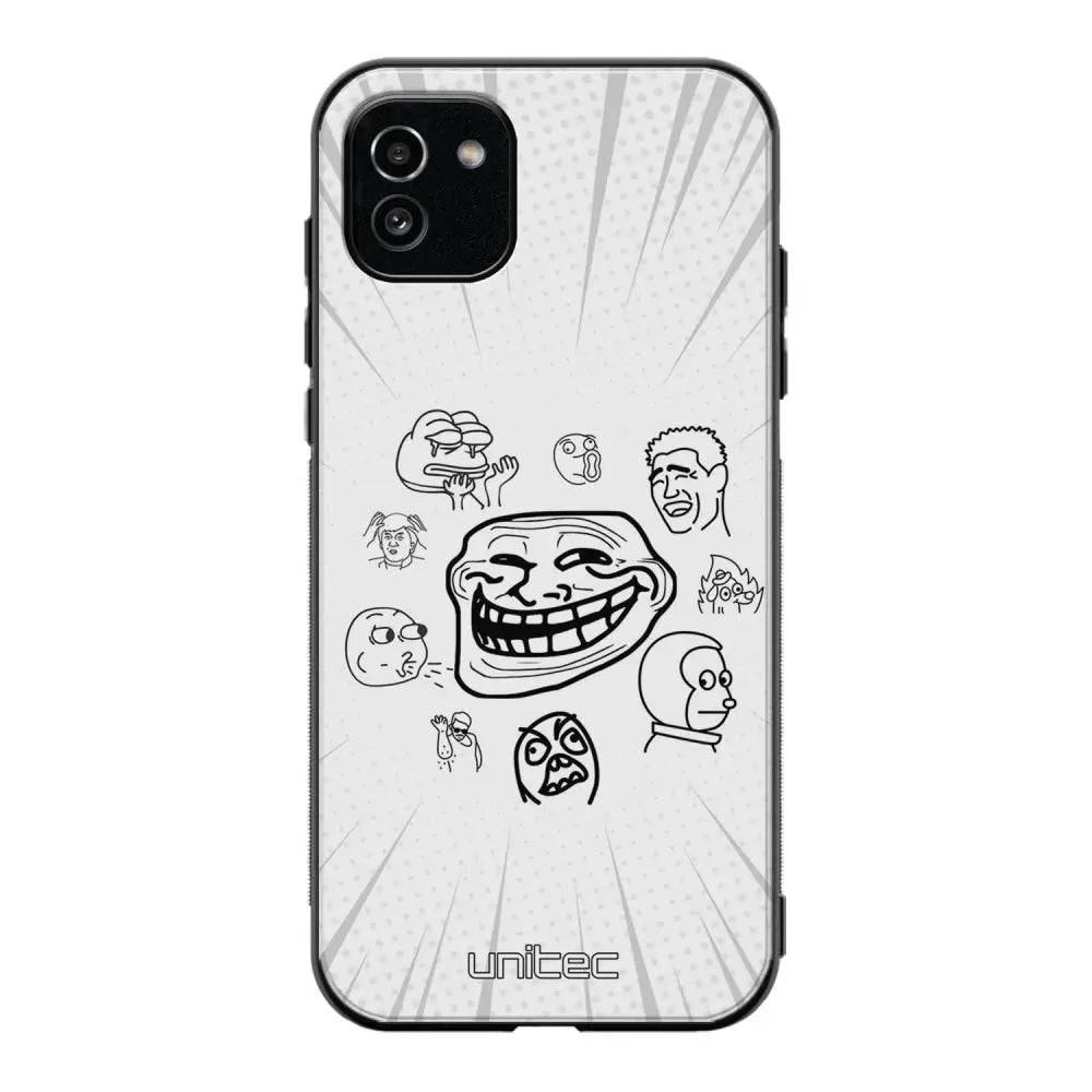 Samsung Galaxy A03 meemi suojakuoret - Meemi - Ei