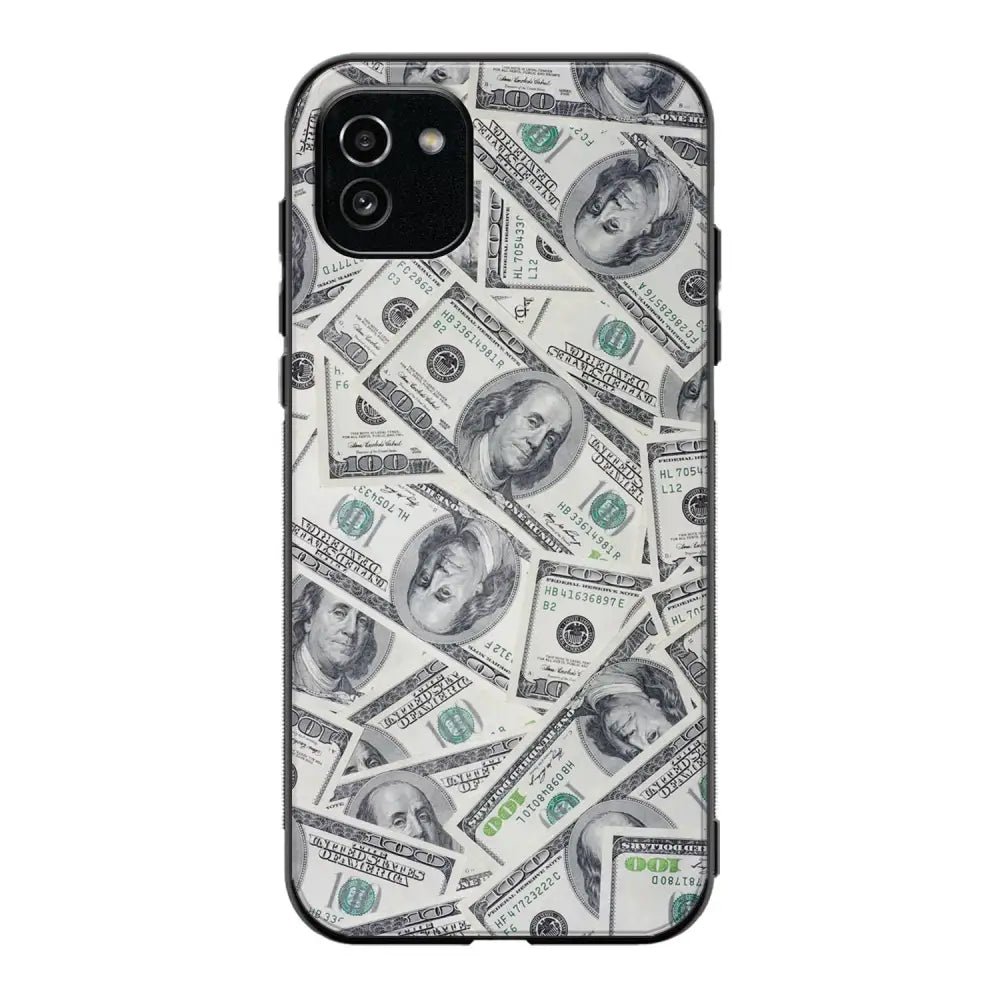 Samsung Galaxy A03 seteli suojakuoret - Dollarit - Ei