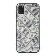 Samsung Galaxy A21s seteli suojakuoret - Dollarit - Ei