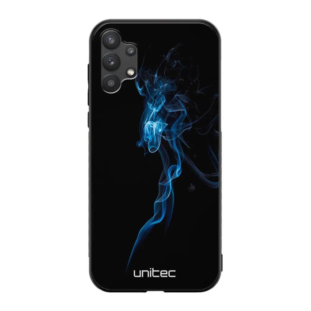 Samsung Galaxy A32 suojakuoret - Blue Smoke On Black - Ei
