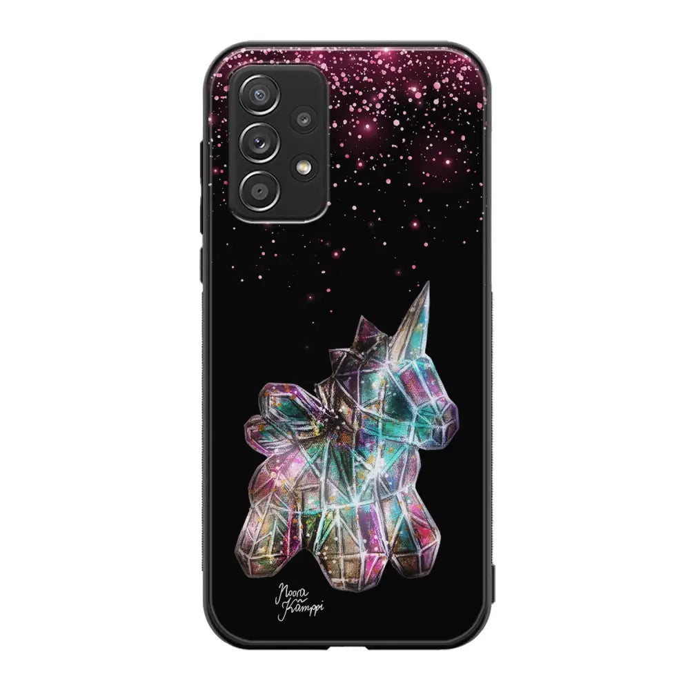 Samsung Galaxy A72 unicorn suojakuoret - Pinkki - Noora Kämppi - Ei