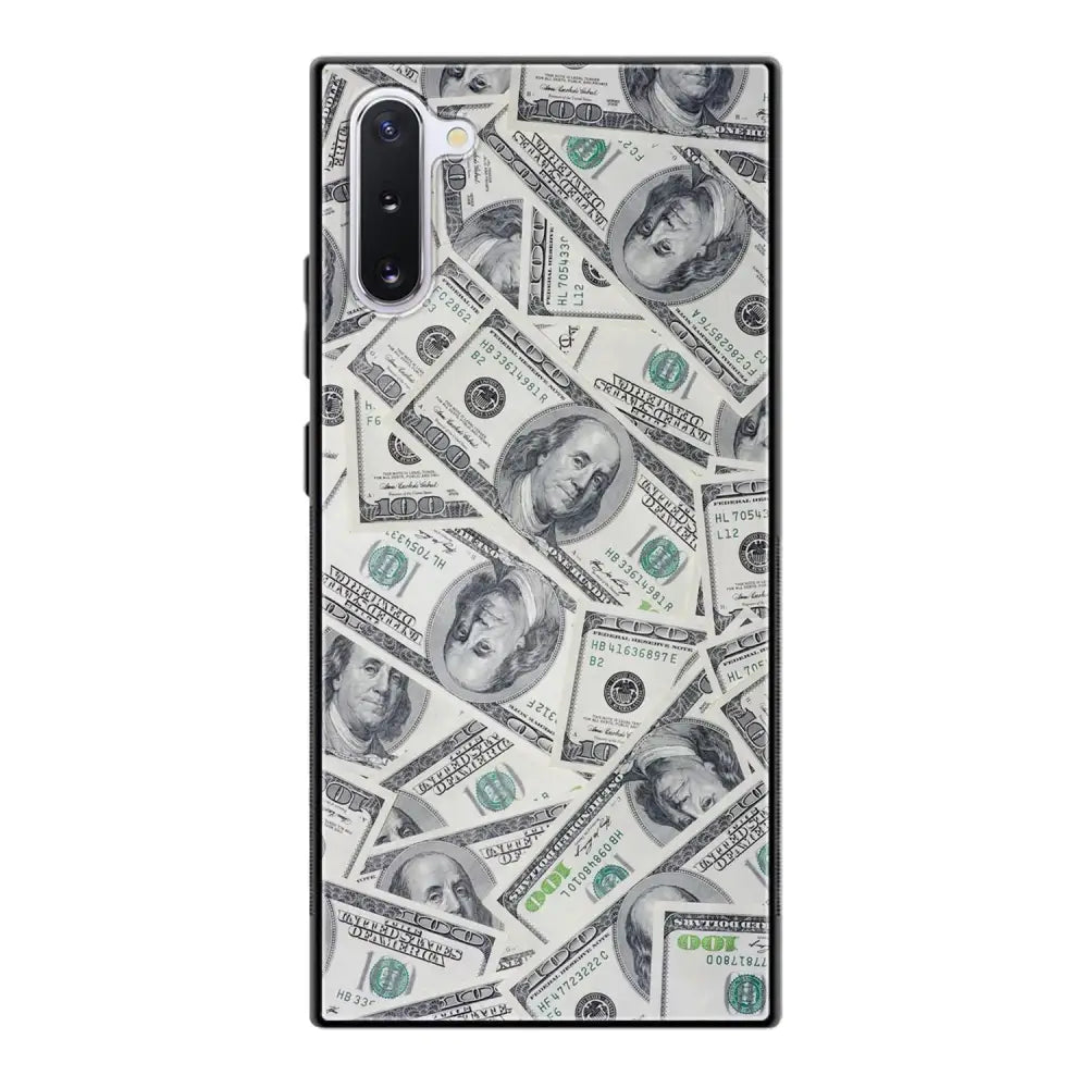 Samsung Galaxy Note 10 seteli suojakuoret - Dollarit - Ei
