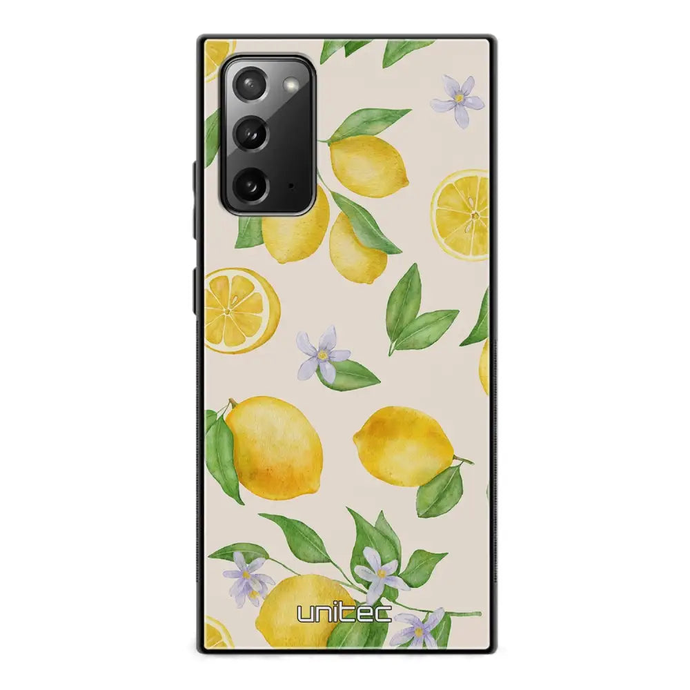 Samsung Galaxy Note 20 hedelmä suojakuoret - Lemon - Ei