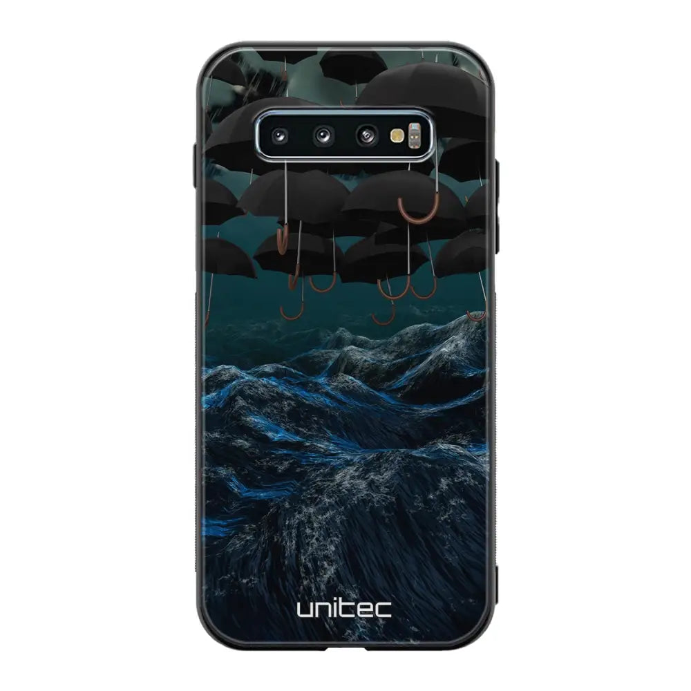 Samsung Galaxy S10 suojakuoret - Umbrella Storm - Ei