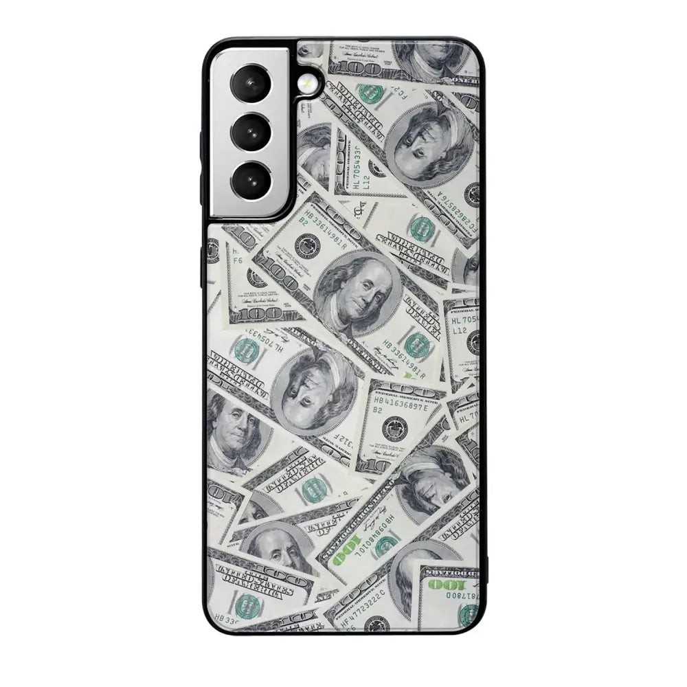 Samsung Galaxy S21 Plus seteli suojakuoret - Dollarit - Ei