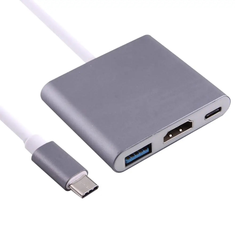 USB-C - HDMI Adapteri + USB-C + USB 3.0