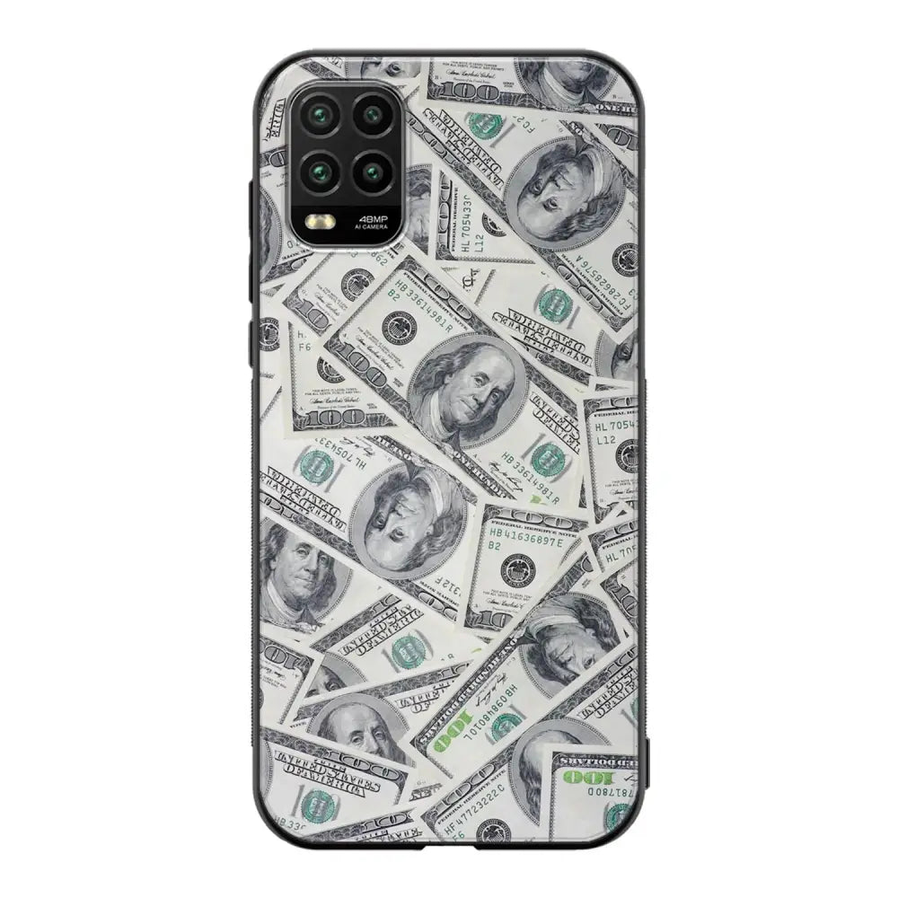 Xiaomi Mi 10 Lite seteli suojakuoret - Dollarit - Ei