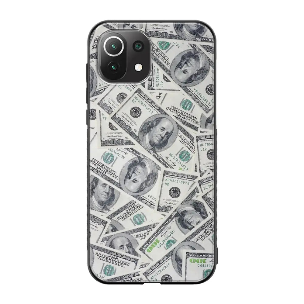 Xiaomi Mi 11 Lite seteli suojakuoret - Dollarit - Ei