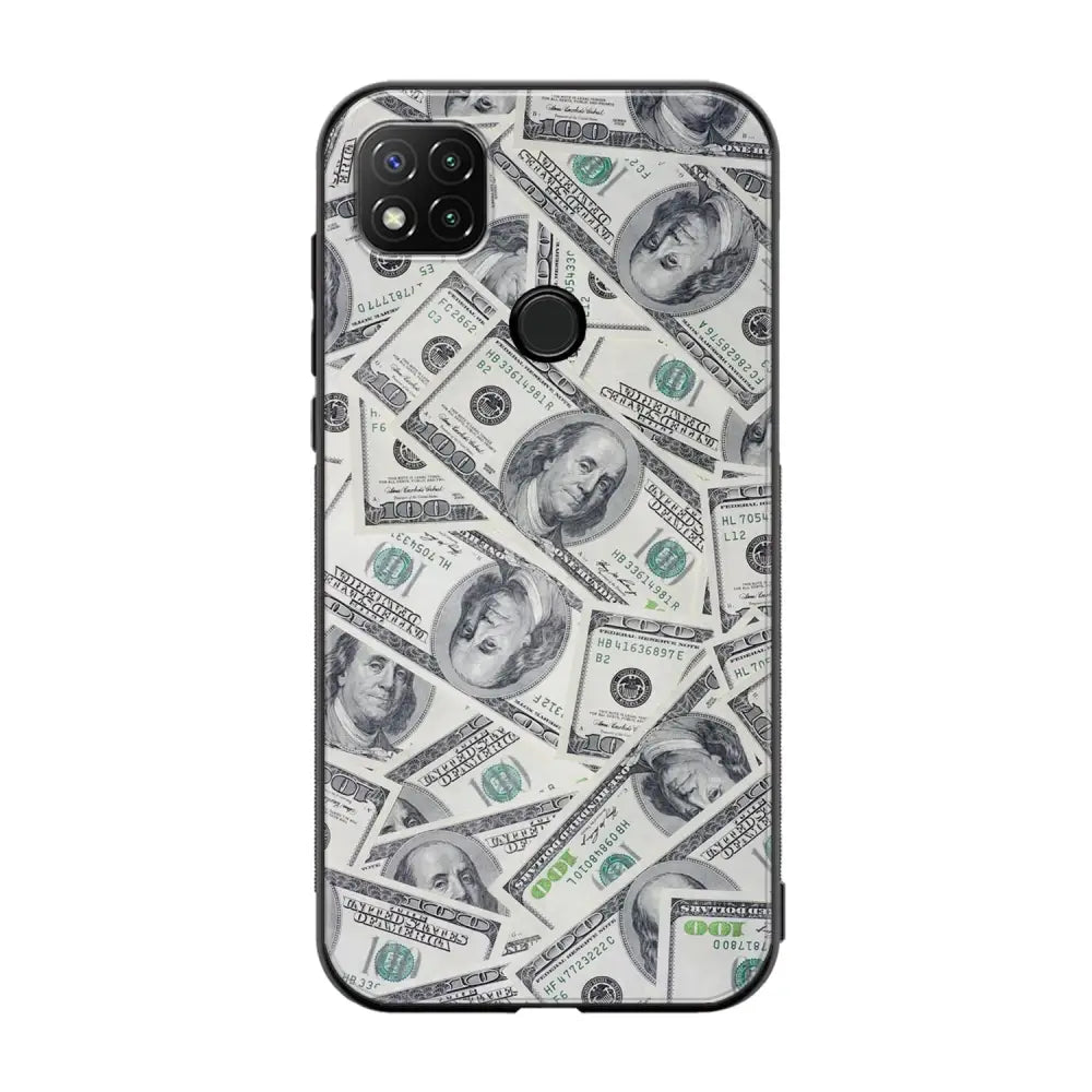 Xiaomi Redmi 9C seteli suojakuoret - Dollarit - Ei