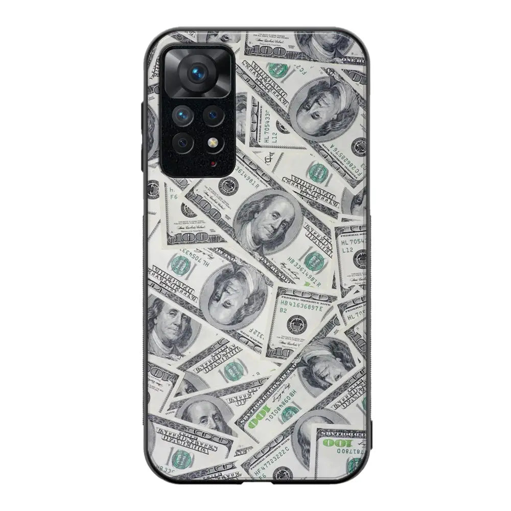Xiaomi Redmi Note 11 seteli suojakuoret - Dollarit - Ei