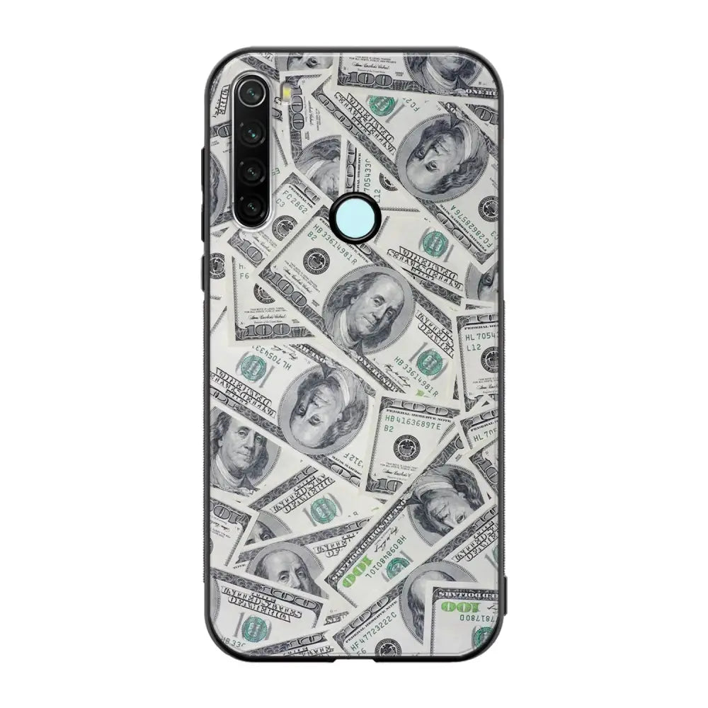 Xiaomi Redmi Note 8T seteli suojakuoret - Dollarit - Ei
