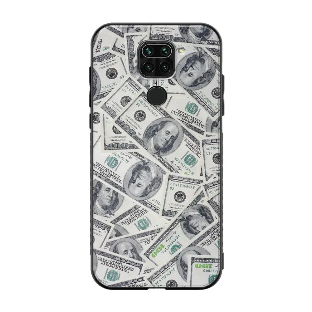 Xiaomi Redmi Note 9 seteli suojakuoret - Dollarit - Ei